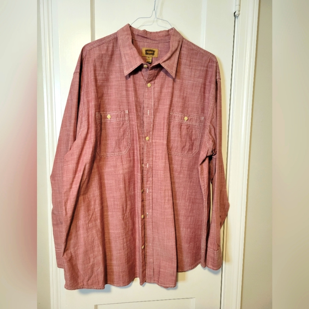 Men's button down shirt long sleeve Big & Tall